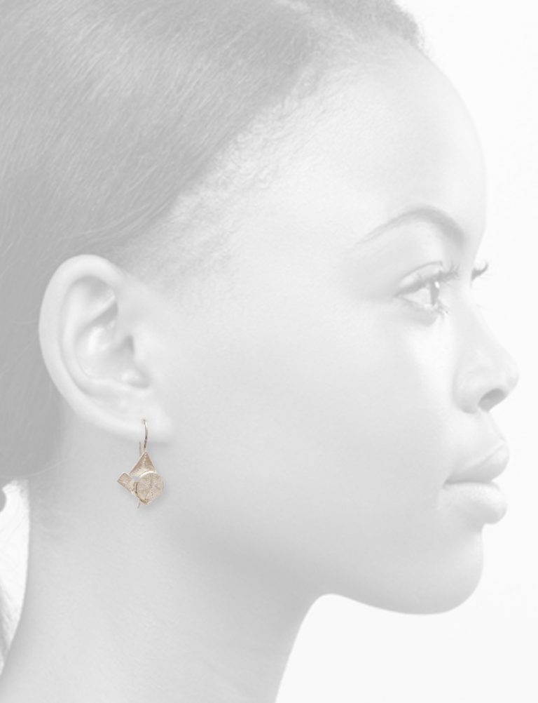 Shape On Shape Hook Earrings – Silver