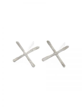 XX Stud Earrings – Silver