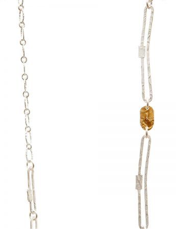 Chain Necklace – Silver & Gold Keum-Boo