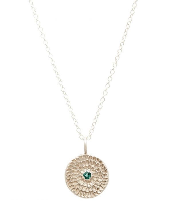 Continuum Necklace – Silver & Blue-Green Tourmaline