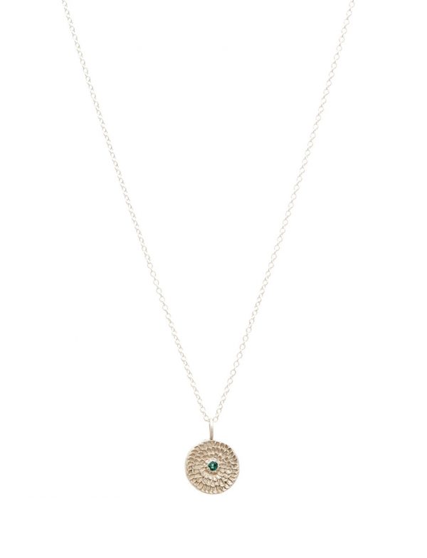 Continuum Necklace – Silver & Blue-Green Tourmaline