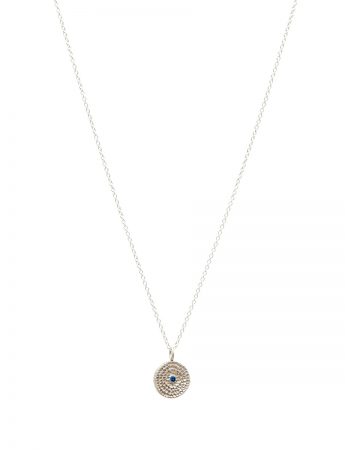 Continuum Necklace – Silver & Blue Sapphire