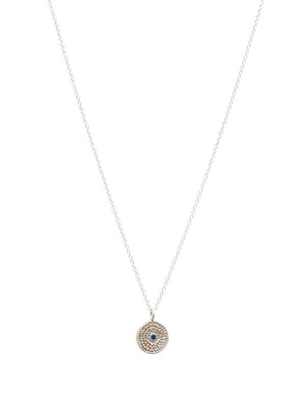 Continuum Necklace – Silver & Blue Sapphire
