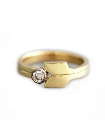 Wallflower Ring – Gold & Diamond