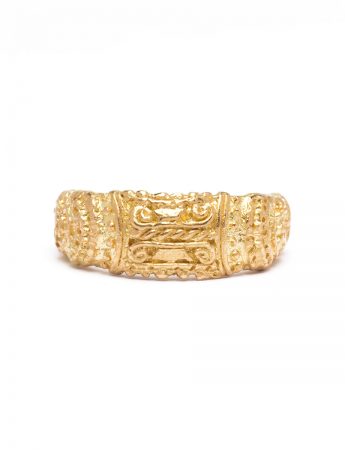 City At Great Confluence Ring – Yellow Gold