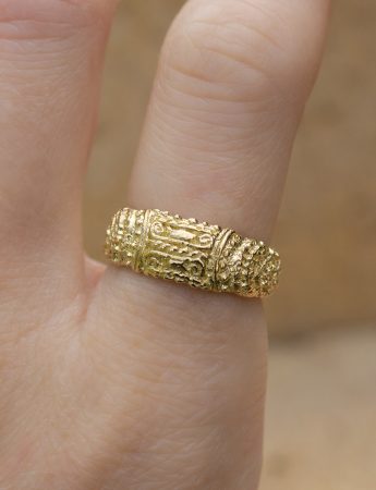 City At Great Confluence Ring – Yellow Gold