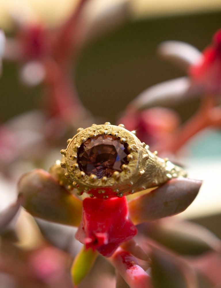 Garnet shop heart ring