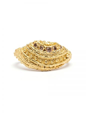 Field Of Reeds Ring – Yellow Gold & Diamond