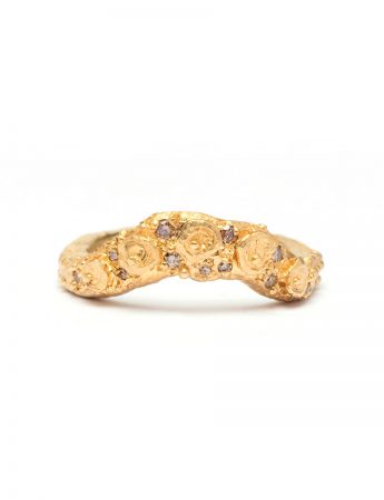Granary Ring – Yellow Gold & Diamond