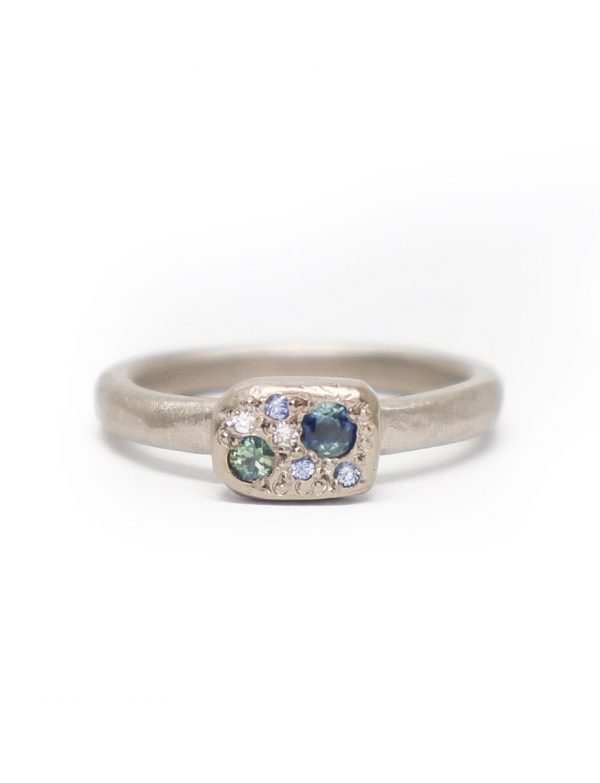 Tidepool Ring – Sapphire & Diamond
