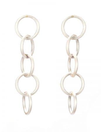 Anthem Five Earrings – Silver & Gold