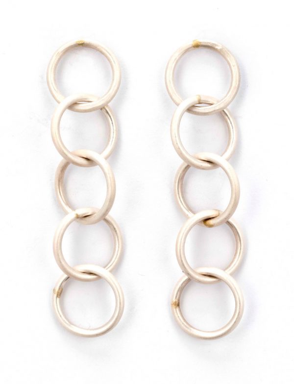 Anthem Five Earrings – Silver & Gold