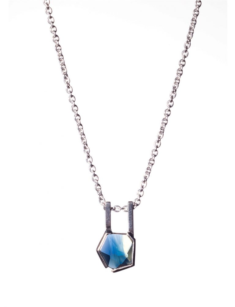 Agility Necklace – Blue Parti Sapphire