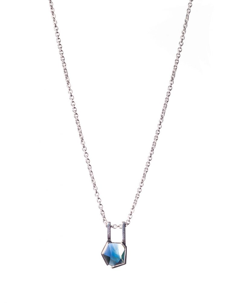 Agility Necklace – Blue Parti Sapphire