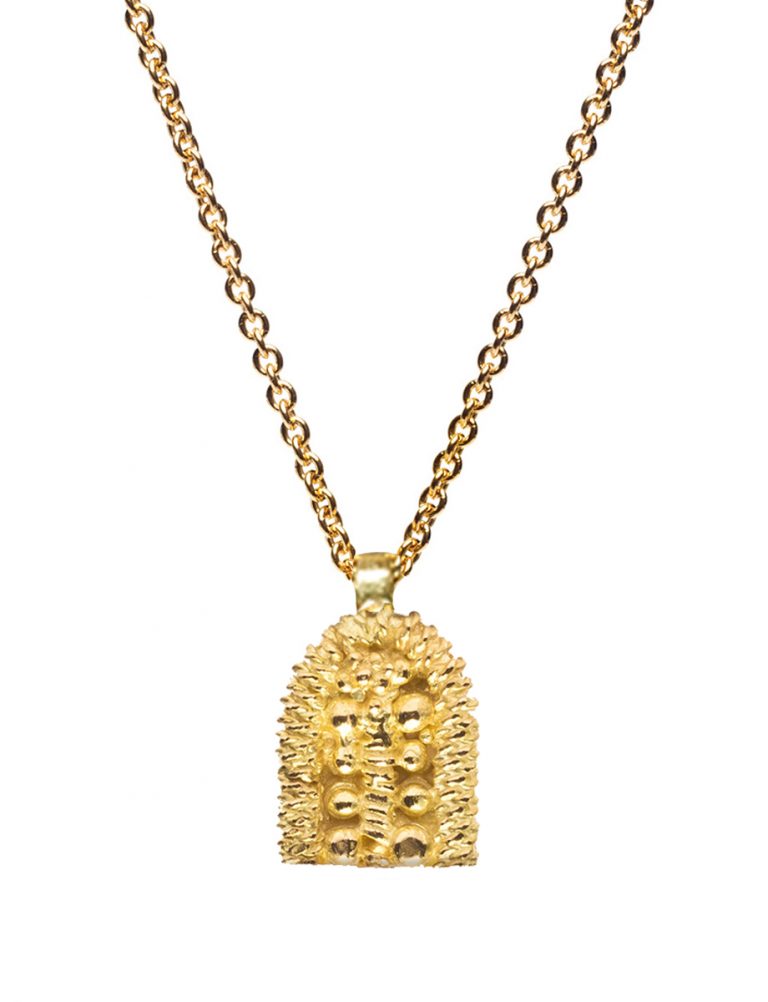 Sacred Palm Necklace – Yellow Gold