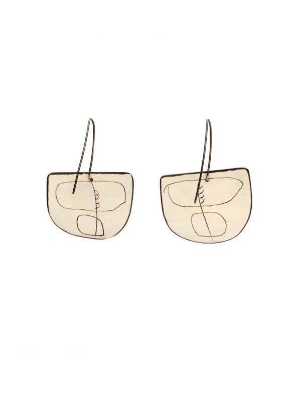 Pages Reversible Earrings – Blue & Green