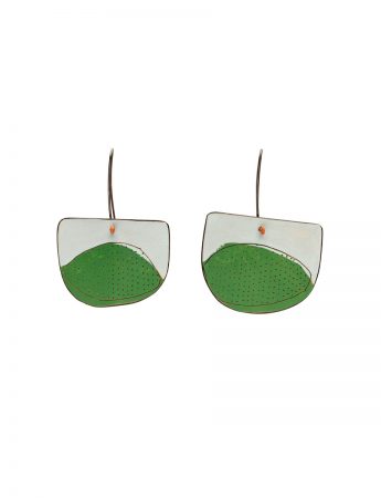 Pages Reversible Earrings – Blue & Green