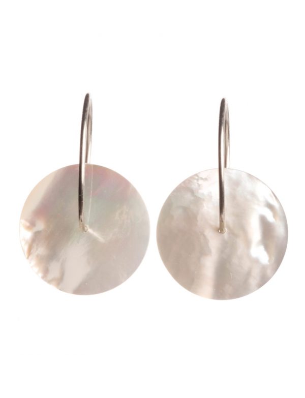 High Tide Hoop Earrings – Mother of Pearl