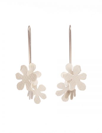 Short Jasmine Earrings – Silver