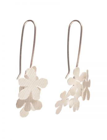 Short Jasmine Earrings – Silver