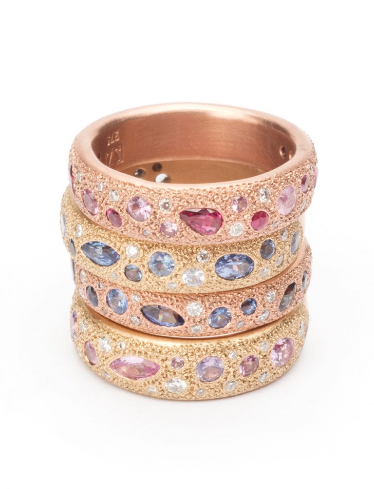 Large Pink Eternal Love Ring – Rose Gold