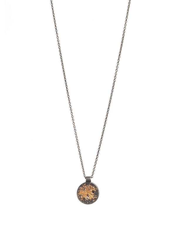 Black Tiny Galaxy Necklace – Diamond