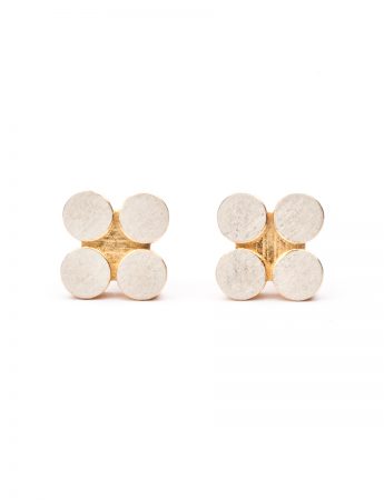 Mini Secret Heart Stud Earrings – Yellow Gold