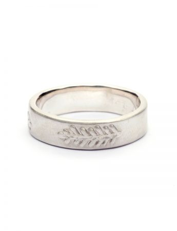 Canyon Feather Ring – Silver