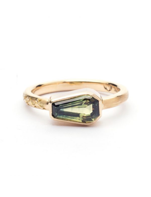Rice Sheaf Ring – Parti Sapphire