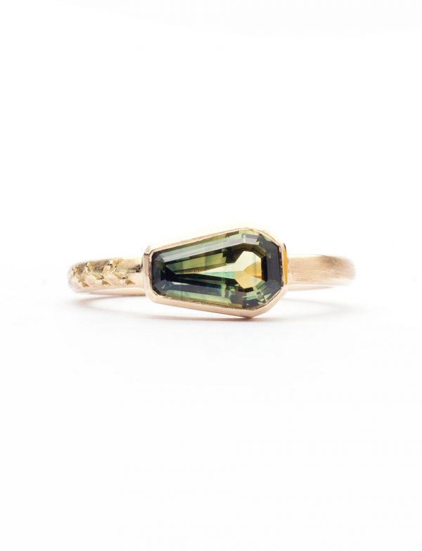 Rice Sheaf Ring – Parti Sapphire