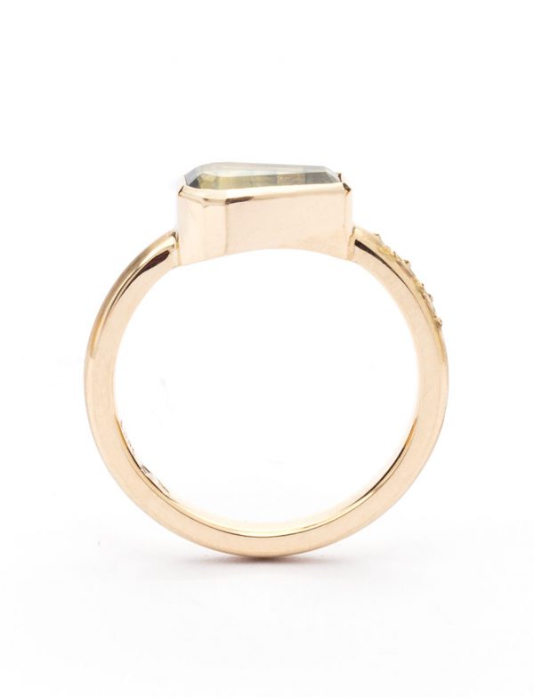 Rice Sheaf Ring – Parti Sapphire