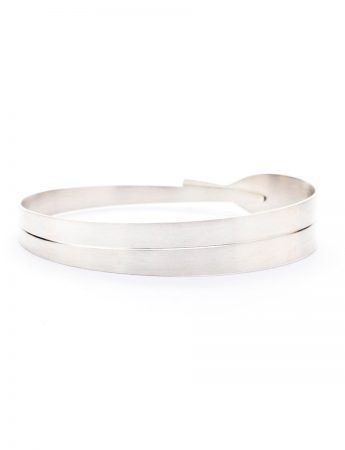 Eucalyptus Leaf Bangle – Silver