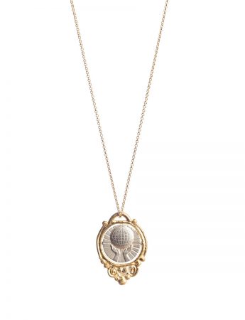 The Prophetess Illumina Full Frame Spin Necklace – Silver & Gold
