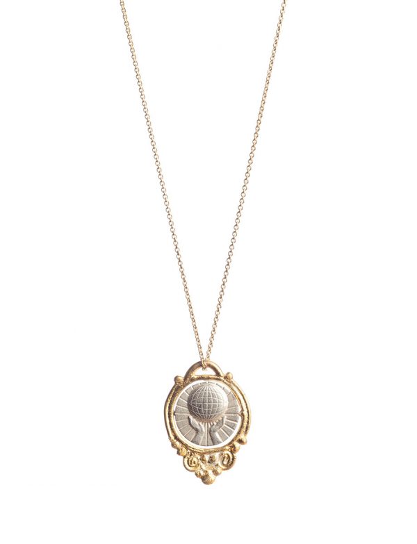 The Prophetess Illumina Full Frame Spin Necklace – Silver & Gold
