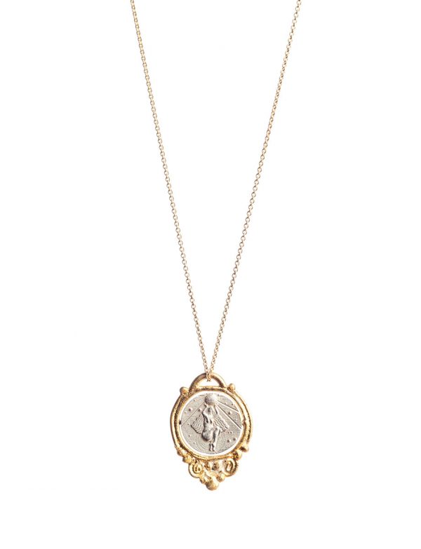 The Prophetess Illumina Full Frame Spin Necklace – Silver & Gold