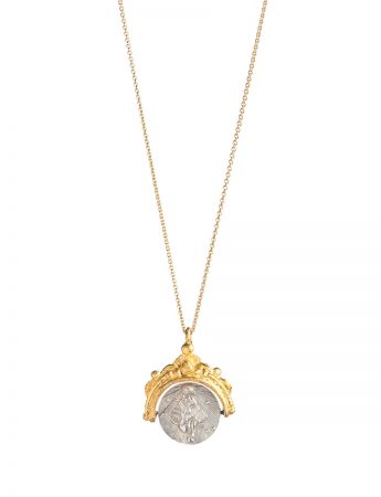 The Prophetess Illumina Half Frame Spin Necklace – Silver & Gold