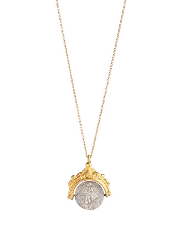 The Prophetess Illumina Half Frame Spin Necklace – Silver & Gold