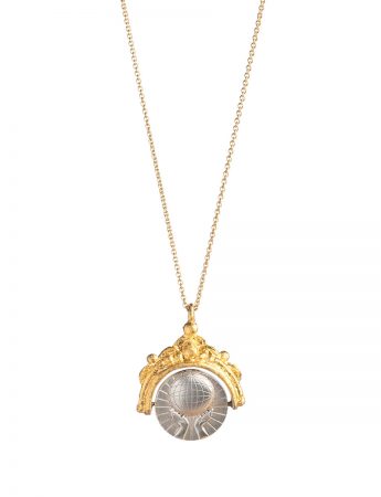 The Prophetess Illumina Half Frame Spin Necklace – Silver & Gold