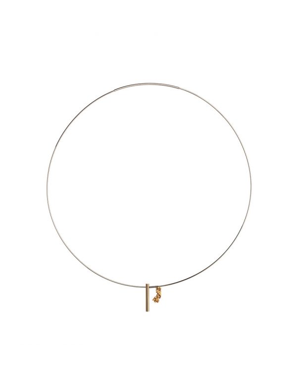 Raw / Refined Necklace – Gold