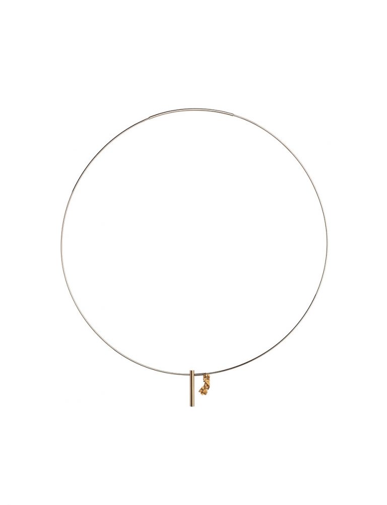 Raw / Refined Necklace – Gold
