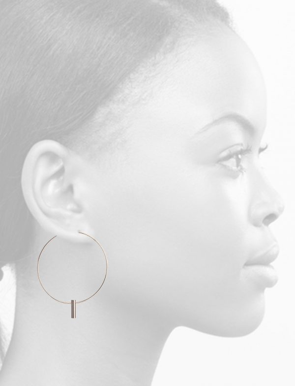 Raw / Refined Earrings – Iron