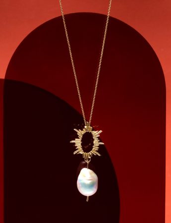 Santa Lucia Pearl Pendant Necklace