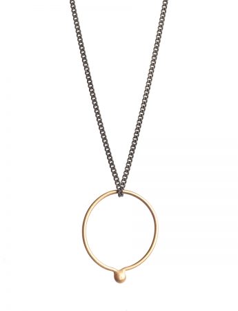 Petits Bague Ring Necklace – Black & Gold