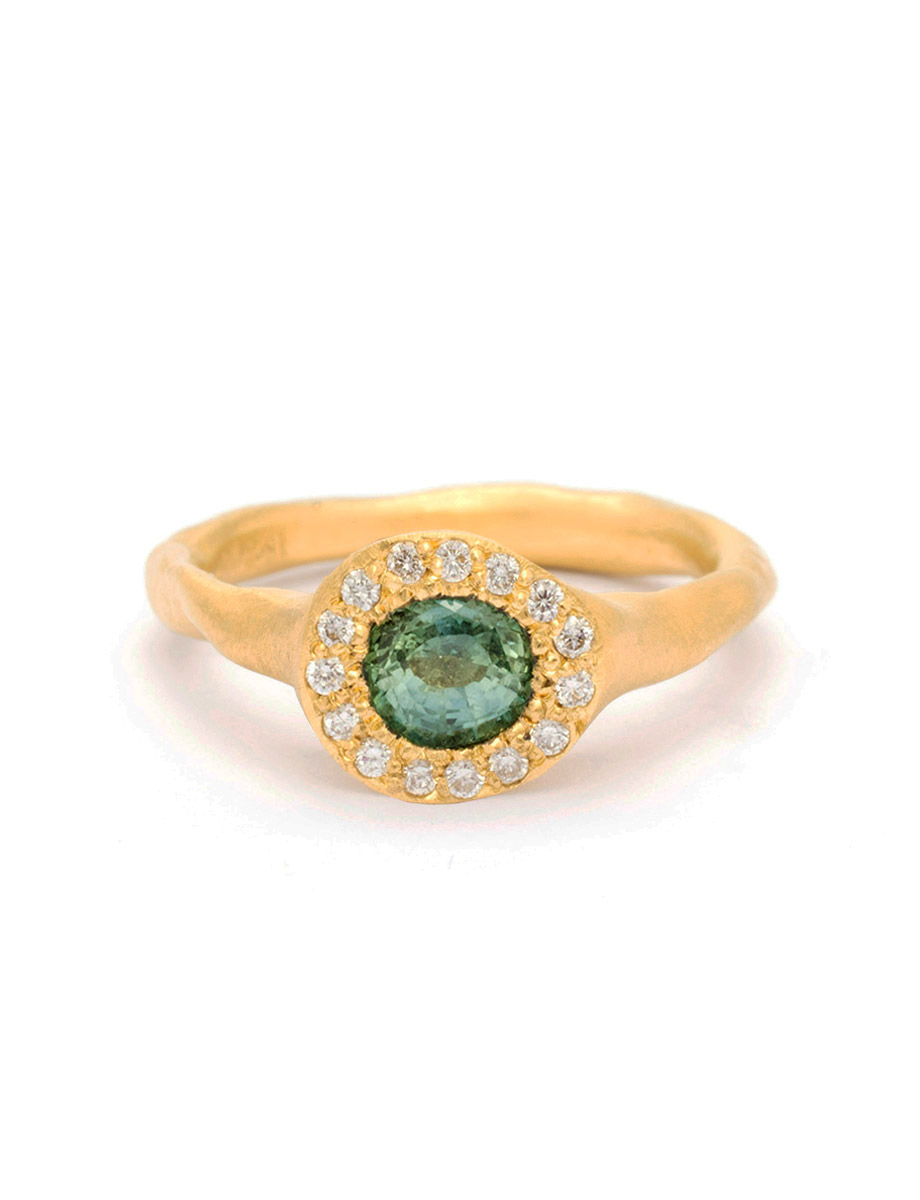 Sea Spray Ring – Australian Sapphire & Diamonds