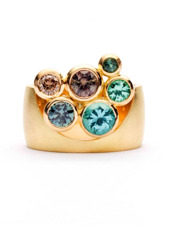 Garden of the Beloved Ring – Greens & Browns