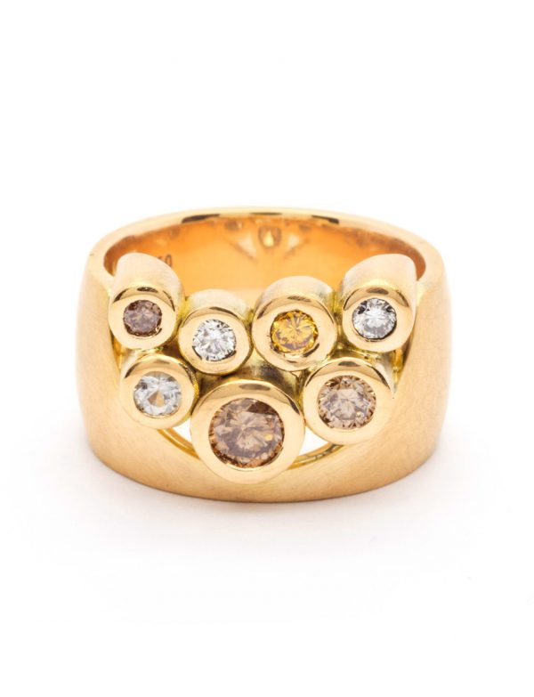 Garden of the Beloved Ring – Champagne & Yellow Diamonds