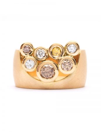 Garden of the Beloved Ring – Champagne & Yellow Diamonds