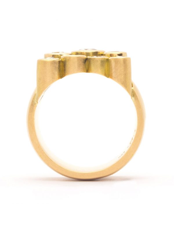 Garden of the Beloved Ring – Champagne & Yellow Diamonds