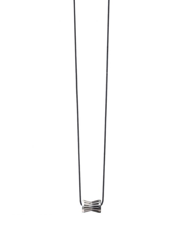 Grip Pendant – Titanium & Silver