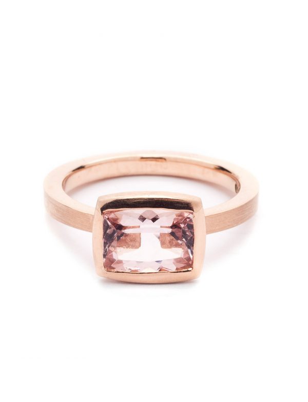 Morganite Ring – Rose Gold